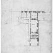 Photographic copy of plan showing alterations to kitchen.
Digital image of LAD/18/72 P.
