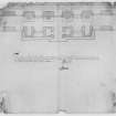 Photographic copy of plan of North front.
Digital image of LAD/18/25 P.