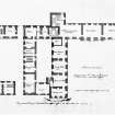 Photographic copy of plan of ground floor and offices (as existing in 1730).
Digital image of LAD 18/8 P.