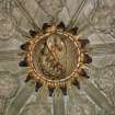 Thistle Chapel, view of ceiling boss. St Giles Cathedral.