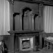 Glasgow, 22 Park Circus, interior
View of ornmental fireplace in dining room. 

