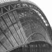 Glasgow, St. Enoch Station.
General view of East canopy in the North train shed, from South-East.