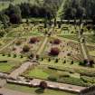 View of central section of formal garden from parapet of keep.
Digital image of D 47484 CN.
