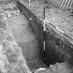 Digital copy of excavation photograph: unidentified section of ditch (enlargement of SC 1092607).