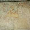 Traquair House, 2nd. floor, 'Museum' room, animal fresco, detail of camel.
Digital image of D 59951 CN.
