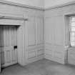 Traquair House, North garden pavillion, interior
View of panelling.
Digital image of PB 607.