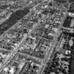 Oblique aerial view of New Town, Edinburgh.