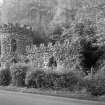 Taymouth Castle, Rock Lodge.
General view from East.
Digital image of PT/3437