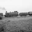 View showing NCB locomotive no 24 near coal washery