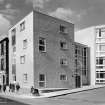 Redevelopment at junction of High Street and Lothian Street.
Titled 'Burntisland Redevelopment: 2.  Wheeler & Sproson Architects Kirkcaldy'.