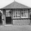 View from SSW showing front of signal-box