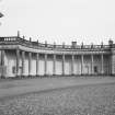 View of colonade connecting stable block to main house.
Digital image of WL 294.