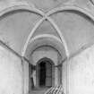 Hopetoun House, interior.
View from North of entrance passage in stables.
Digital image of C 64178.