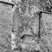 Blair Castle, walled garden.
View of stone eagle by MR Greenway, stonecutter, Bath 1752.
Digital image of PT 4426.