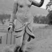 Blair Castle, walled garden.
View of statue of Ceres by John Cheere 1740.
Digital image of PT 4416.