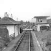 View from W showing (old) signal box on S side of line