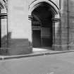 View from SSW showing arch on Howard Street front