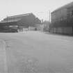 View from NNW showing works at junction of Duke Street and Shettleston Road