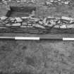 View of wall in PMF Grange S with scale for Old Windsor, Kingsbury, Berkshire, England.