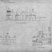 Argyll, Kilmartin, Poltalloch House.
Photographic copy of elevations and sections of stable offices.
Digital image of AGD/21/10/p