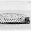 Copy of a drawing of hogback by Brian Hope-Taylor,