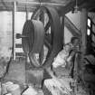 Interior
View showing men removing Tangye engine