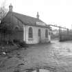 View from SE showing S and E fronts of office at SE corner of depot