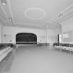 Interior -view of first-floor recreation hall from S
