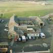 View of workshops from clock tower roof
