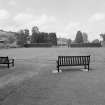 Inverness, Leachkin Road, Northern Counties District Lunatic Asylum, Bowling Pavilion
View of bowling green from SW