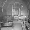 Interior view of song school, St. Mary's Episcopal Cathedral, Edinburgh.
