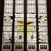 Interior -detail of lower half of stained glass window in N transept
Digital image of C 17694 CN