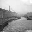 Edinburgh, Union Canal.
General view of canal and rubber mill.
