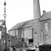 View from SE showing part of SSW front of office block