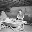 Interior
View showing woman working in hand moulding shop