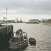 View from ESE showing ferry and NNE front of terminal