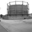 View from WNW showing large gasholder