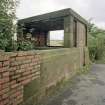 Hungryside Bridge, Forth and Clyde Canal, Lifting Bridge
Detail of control cabin, from NW
Digital image of D/58844/cn