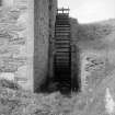 View from S showing water wheel