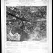 Scanned image of Luftwaffe vertical air photograph of the south side of the River Clyde, Glasgow.