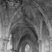 Interior, North Transept Aisle, Dryburgh Abbet. Digital image of BW 41.