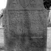 General view of the gravestone of James Wightone, shoemaker, 1725.
Digital image of B 4172/2