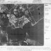 Scanned image of Luftwaffe vertical air photograph of Leuchars Airfield and part of the River Eden..