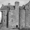 Dundee, Claypotts Road, Claypotts Castle.
General view from West.
Digital image of AN 757