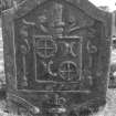 Kilmun Churchyard.
Headstone, Christian Hoor, 1772.
Digital image of C 23433/4
