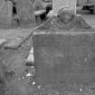 General view of tomb to James Wood and Margaret Gordon with winged soul above inscription.
Digital image of B 42929/25