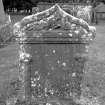 Kirkurd Churchyard.
Headstone for Andrew Shanker, 1799.
Digital image of B 4216/2