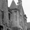 Detail of turret and crowstepped gable, 4 Castle Terrace.