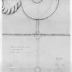 Full size details of weather vane.
Scanned image of E 42402.