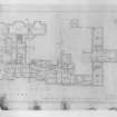 Ground floor plan showing details of proposed alterations.